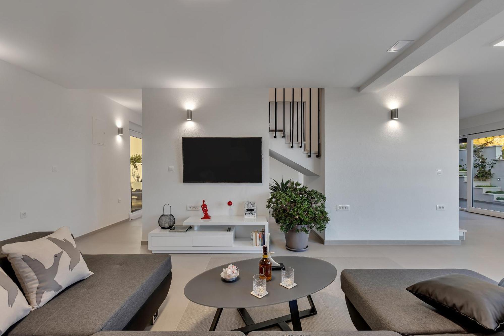 Golden Horizon Retreat Apartment Podgora Bagian luar foto