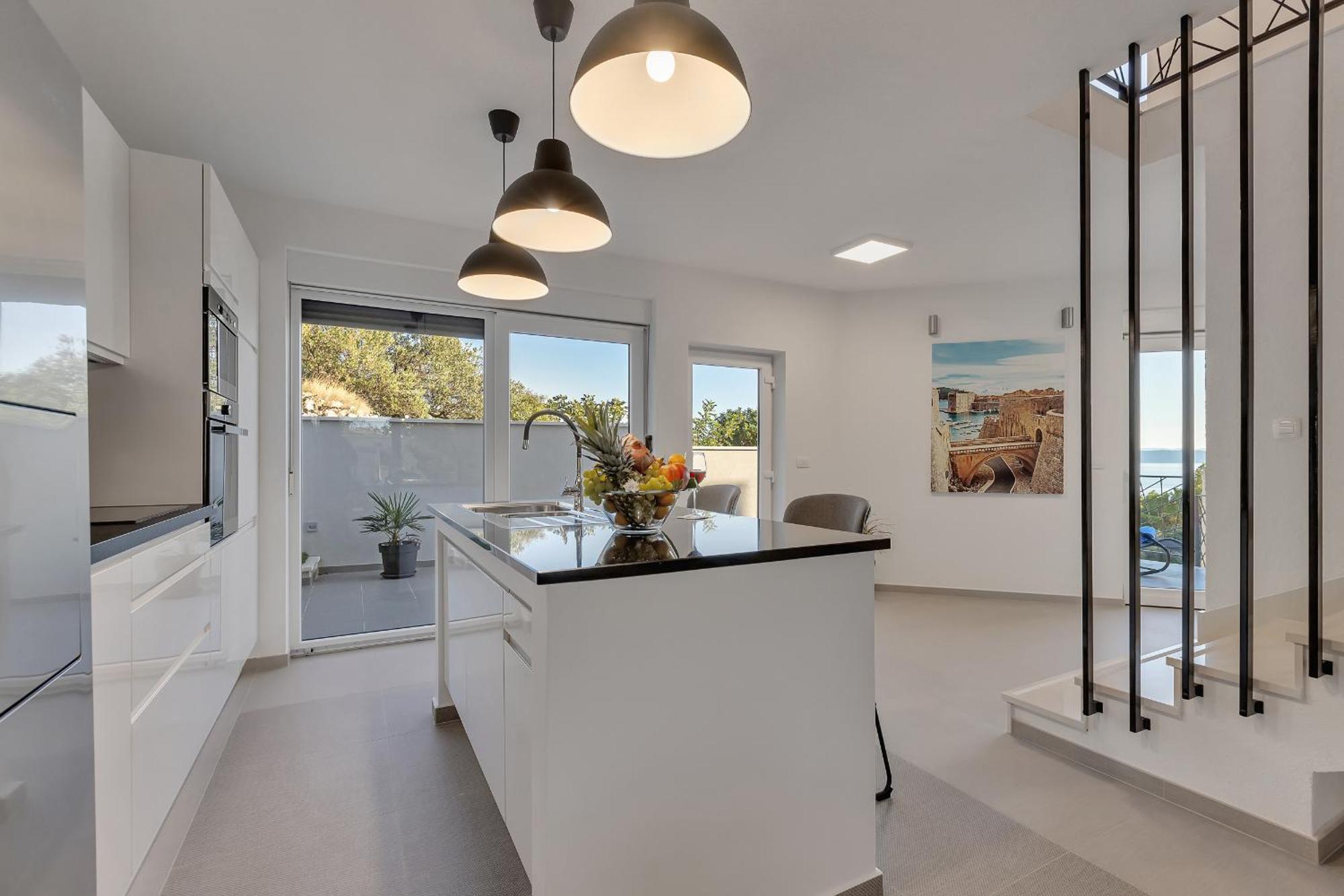Golden Horizon Retreat Apartment Podgora Bagian luar foto
