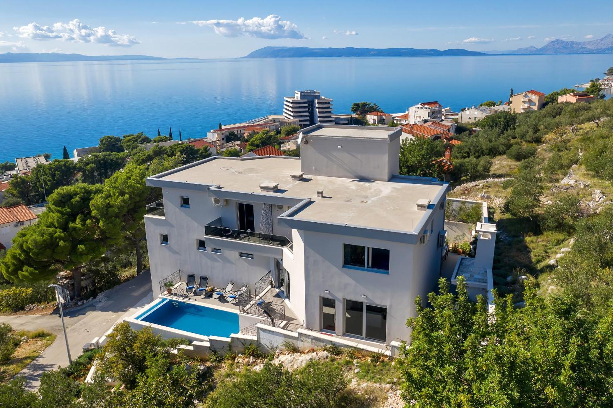 Golden Horizon Retreat Apartment Podgora Bagian luar foto