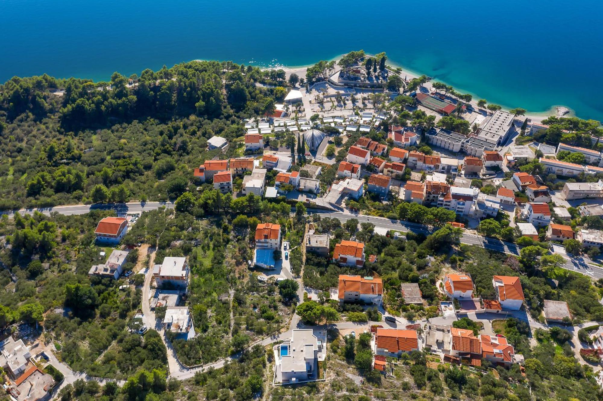 Golden Horizon Retreat Apartment Podgora Bagian luar foto